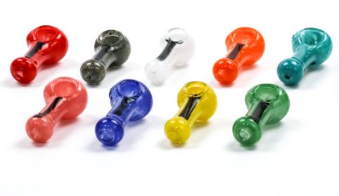 2.5" BULK GLASS HAND PIPE ASSORTED