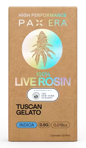 PAX 100% LIVE ROSIN TUSCAN GELATO (0.5G) POD