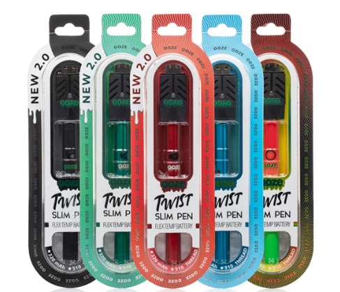 Slim Twist Pen 2.0 510 Battery +Charger - Assorted