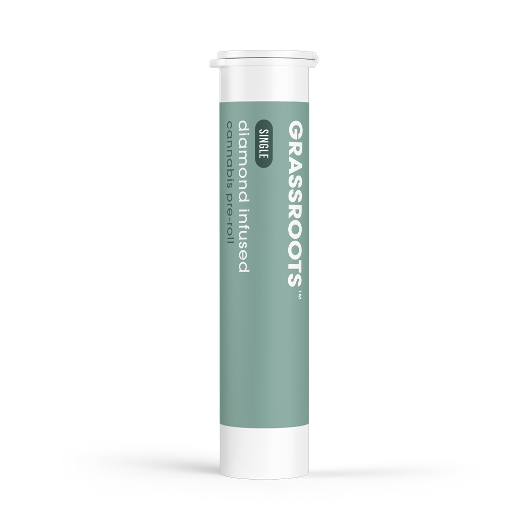 1 - 1G ANIMAL MINT CAKE DIAMOND INFUSED PREROLL