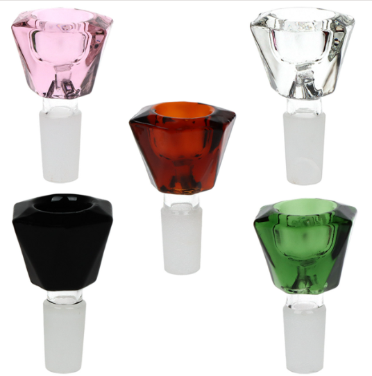 14mm Diamond Facet Bowl, Assorted - One Size