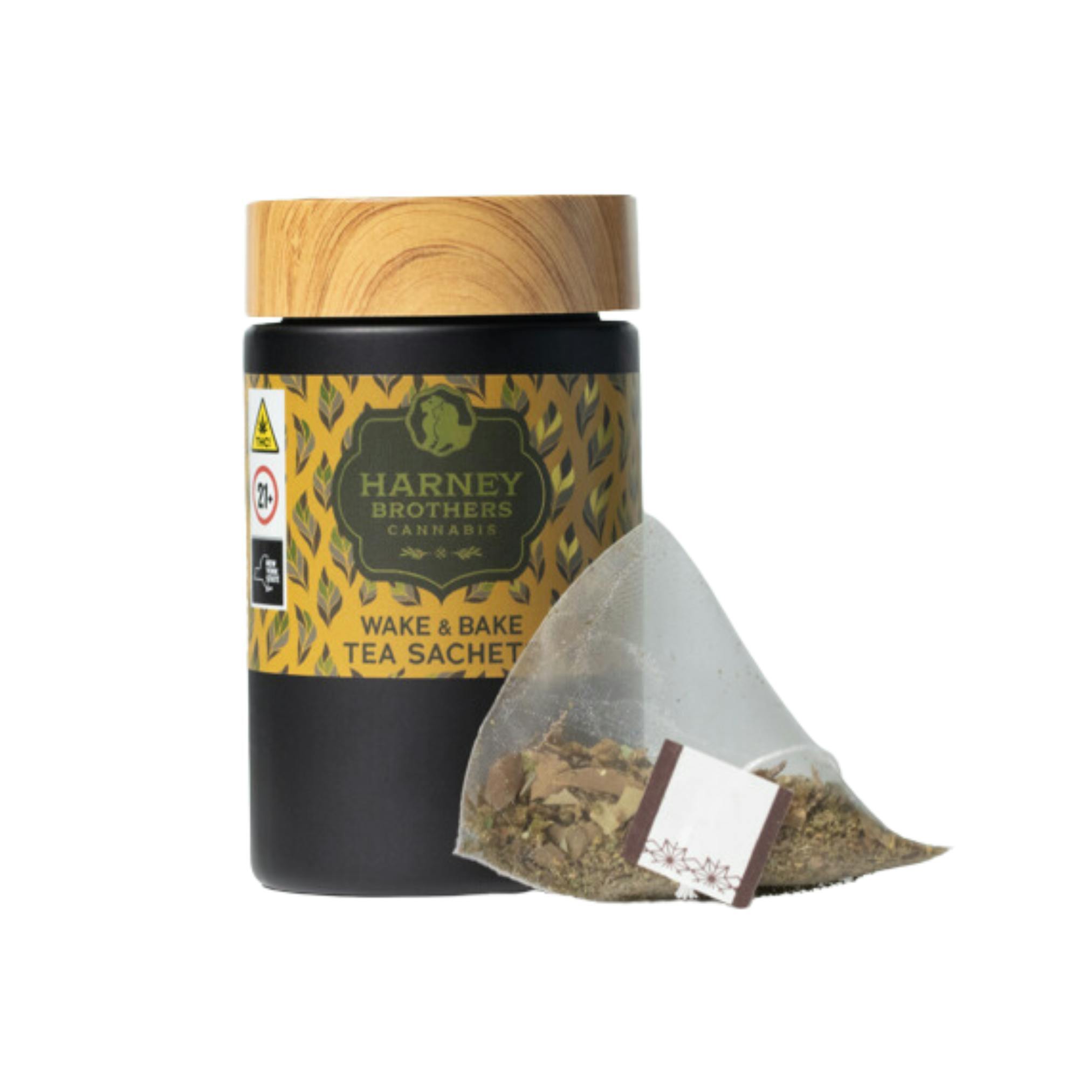 WAKE & BAKE TEA - YAUPON MINT TEA SACHETS (5CT)
