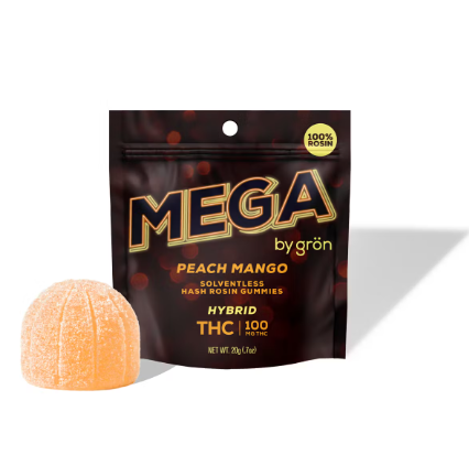 MEGA 'ROSIN'  PEACH  MANGO (100MG)
