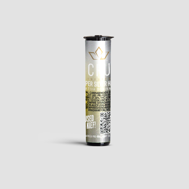 1 - 0.5G SUPER SILVER HAZE INFUSED PREROLL