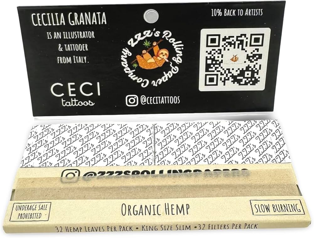 King Size Joint Hands Slim Papers and tips