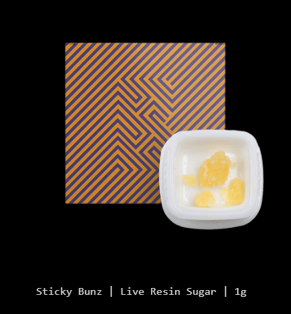 STICKY BUNZ LIVE RESIN SUGAR (1G)