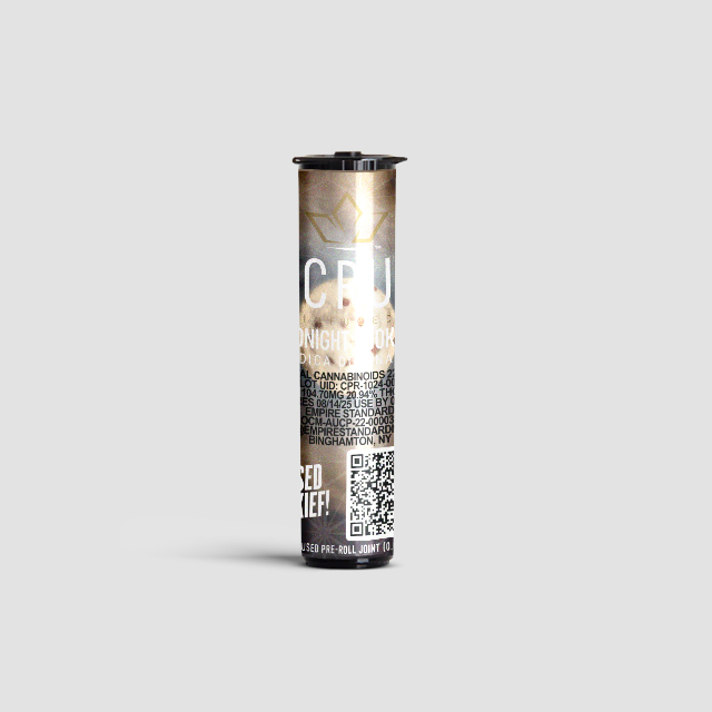 1 - 0.5G MIDNIGHT COOKIES INFUSED PREROLL