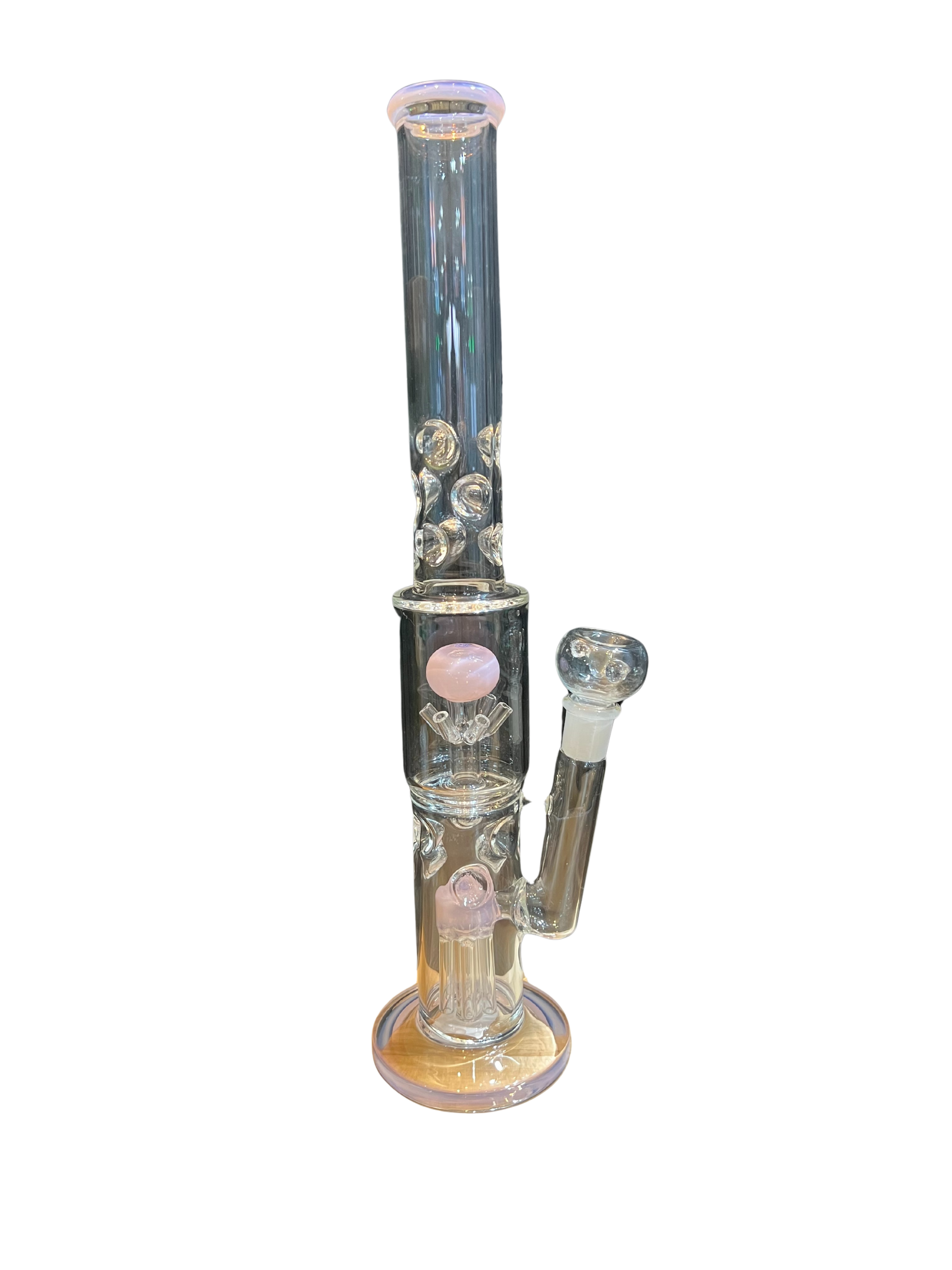SHOWER PERC BONG - PINK - Large