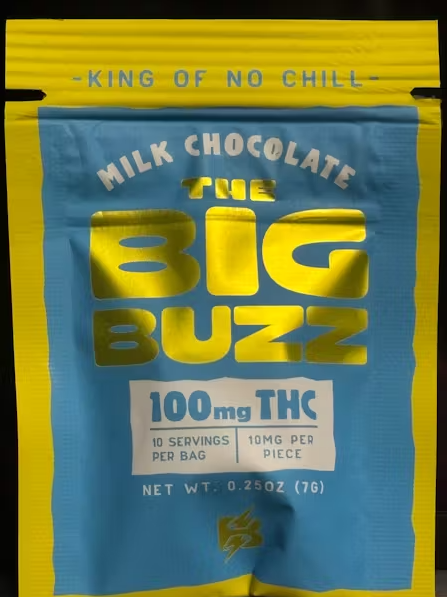THE BIG BUZZ MILK CHOCOLATE 100MG