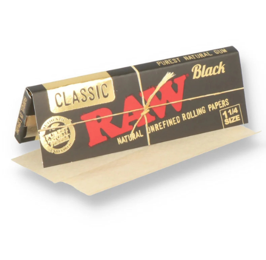RAW CLASSIC BLACK PAPERS - 1 1/4''