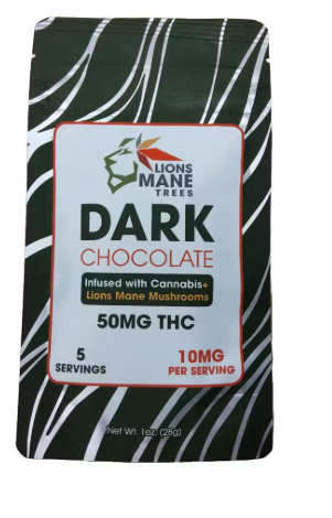 DARK CHOCOLATE W/ LIONS MANE MUSHROOM (50MG)