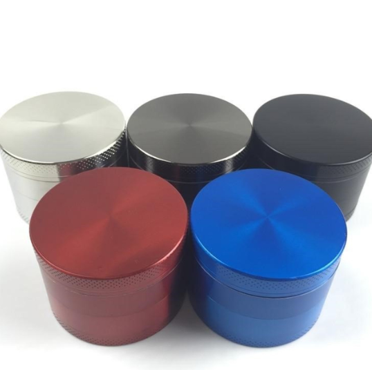 63mm Zinc 4pc Grinder - Assorted - One Size