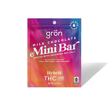 MINI BAR MILK CHOCOLATE W/ SEA SALT- HYBRID (100MG)