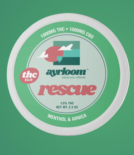 RESCUE BALM 1:1 - 1000MG THC : 1000MG CBD