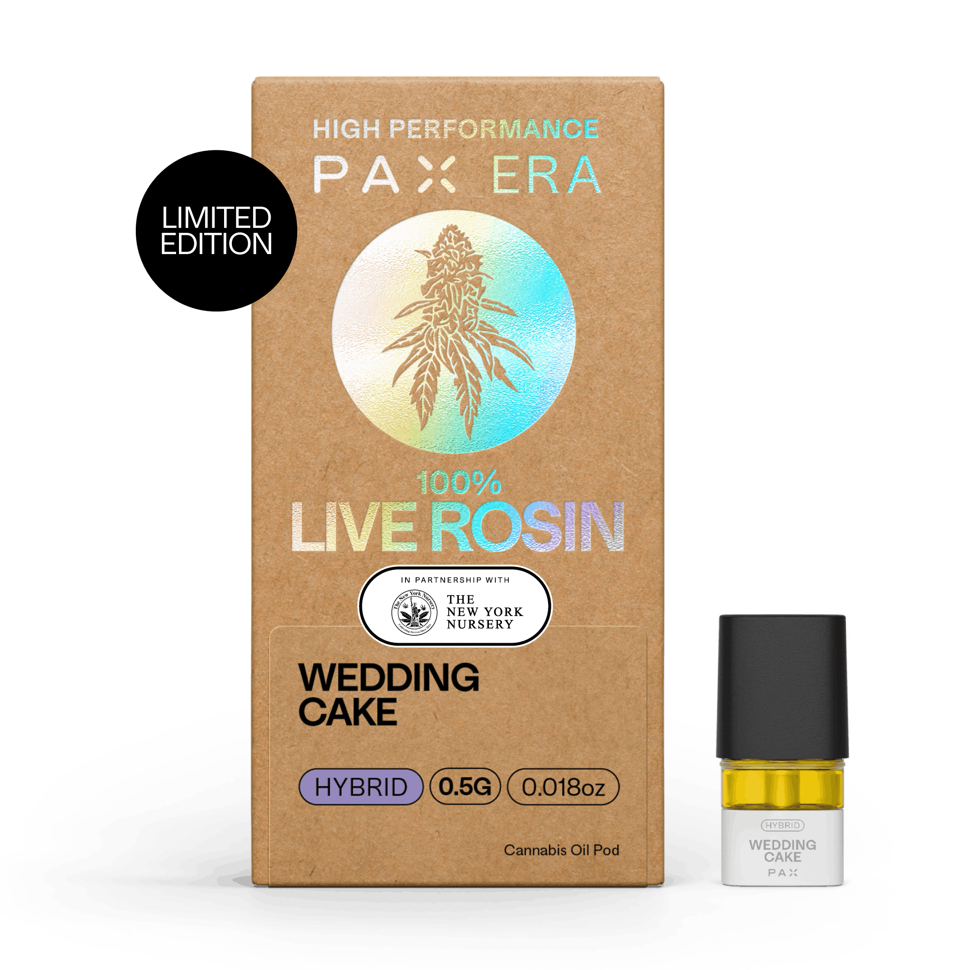 PAX 100% LIVE ROSIN WEDDING CAKE (0.5G) POD