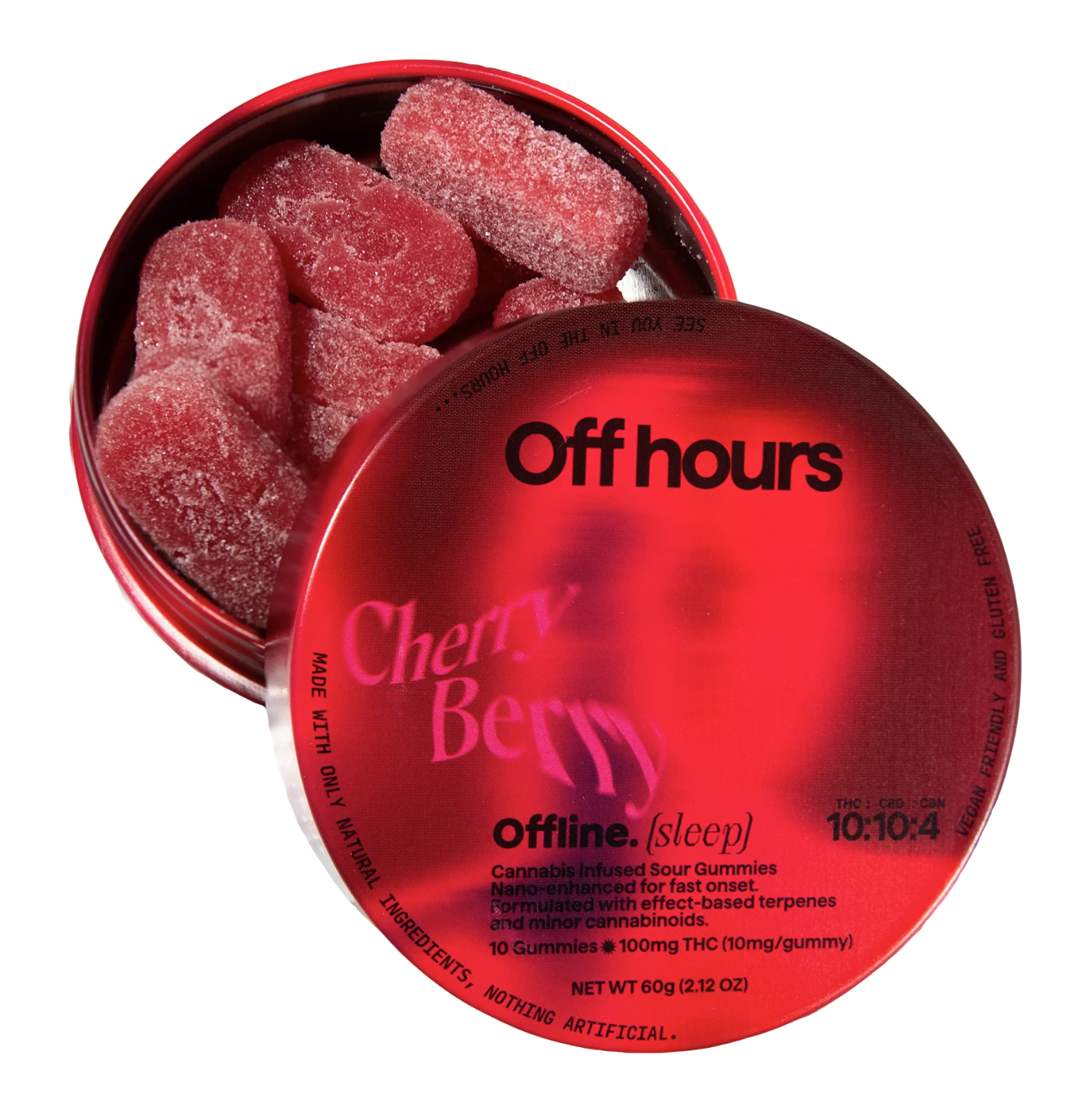 CHERRY BERRY OFFLINE 10:10:4 (THC:CBD:CBN)