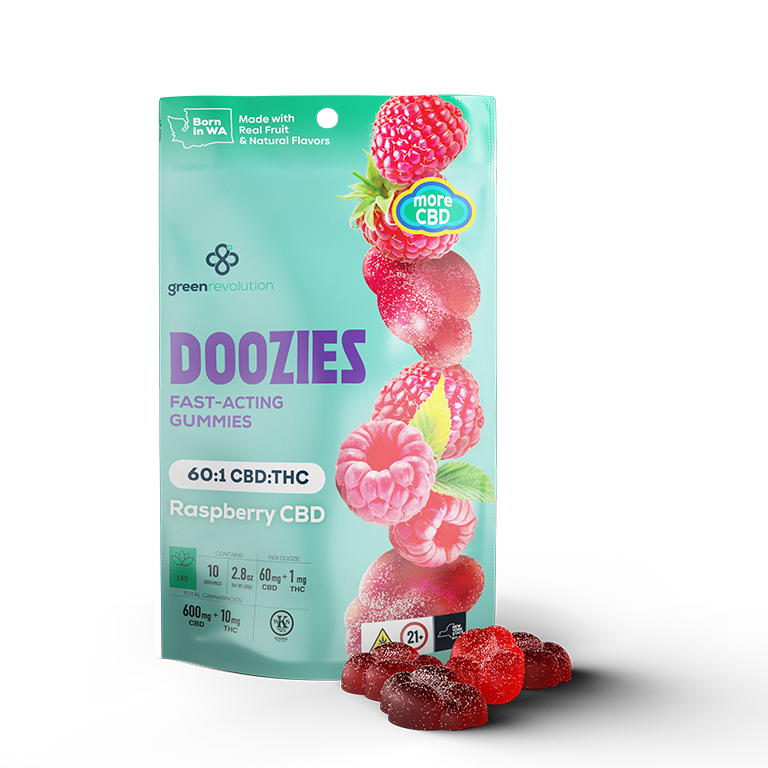 DOOZIES - RASPBERRY 60:1 (CBD:THC)