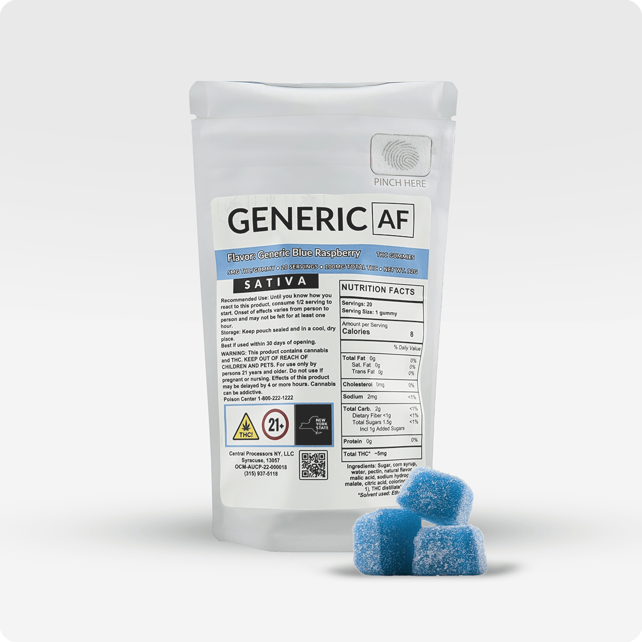 BLUE RASPBERRY (100MG)