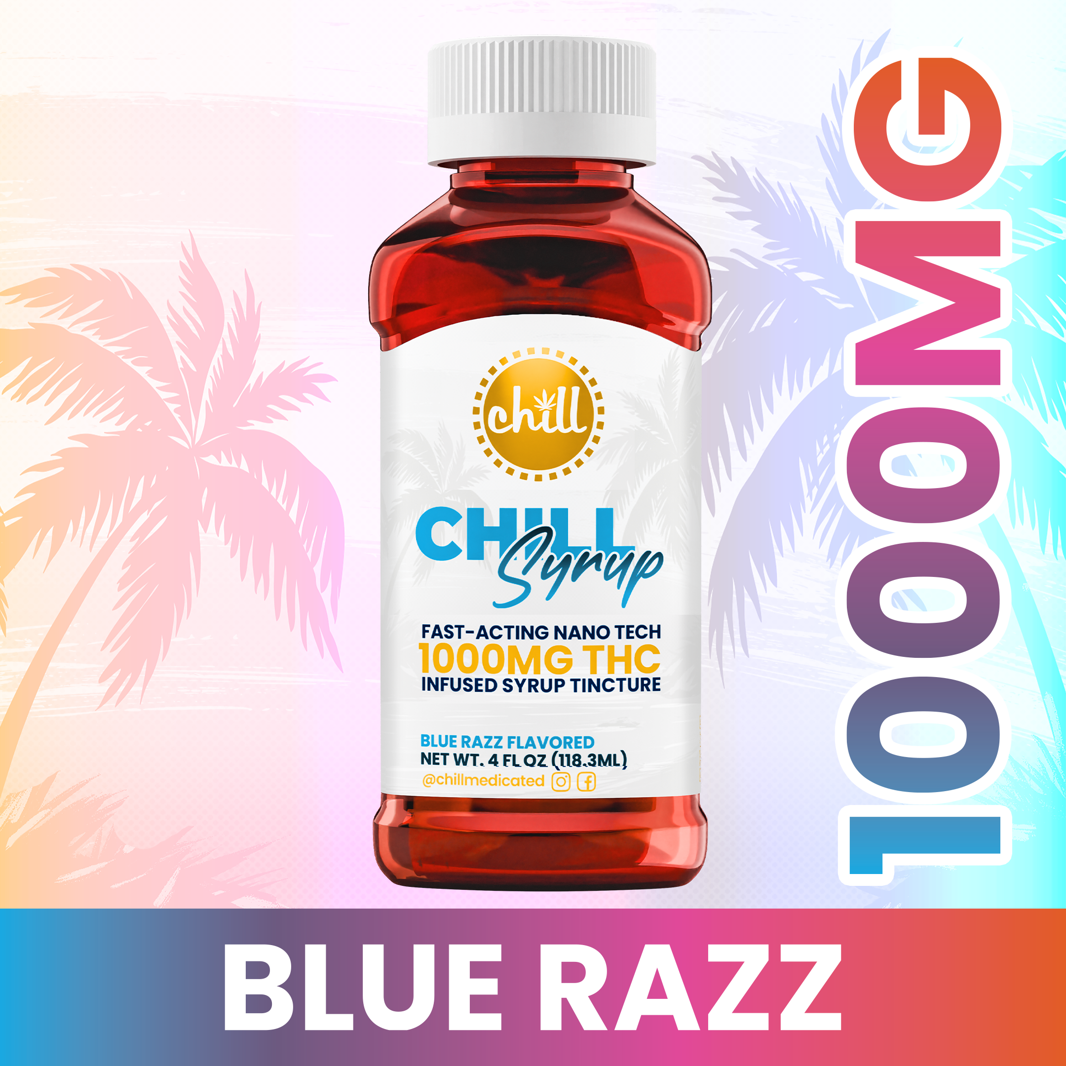 CHILL MEDICATED - BLUE RAZZ