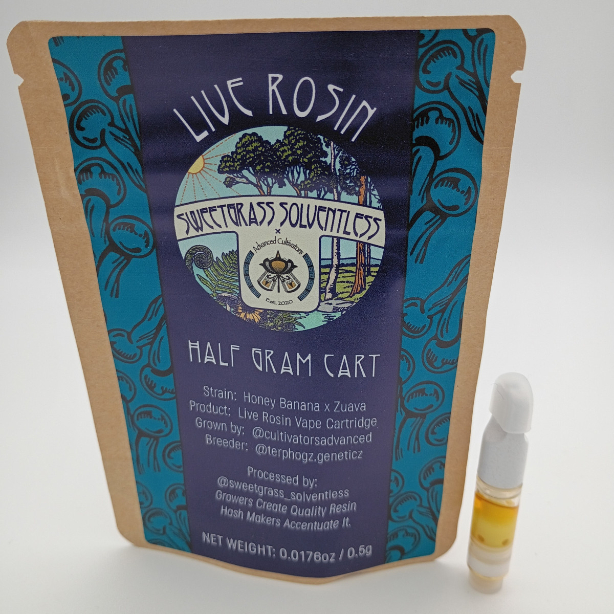 Honey Banana Zuava Live Rosin