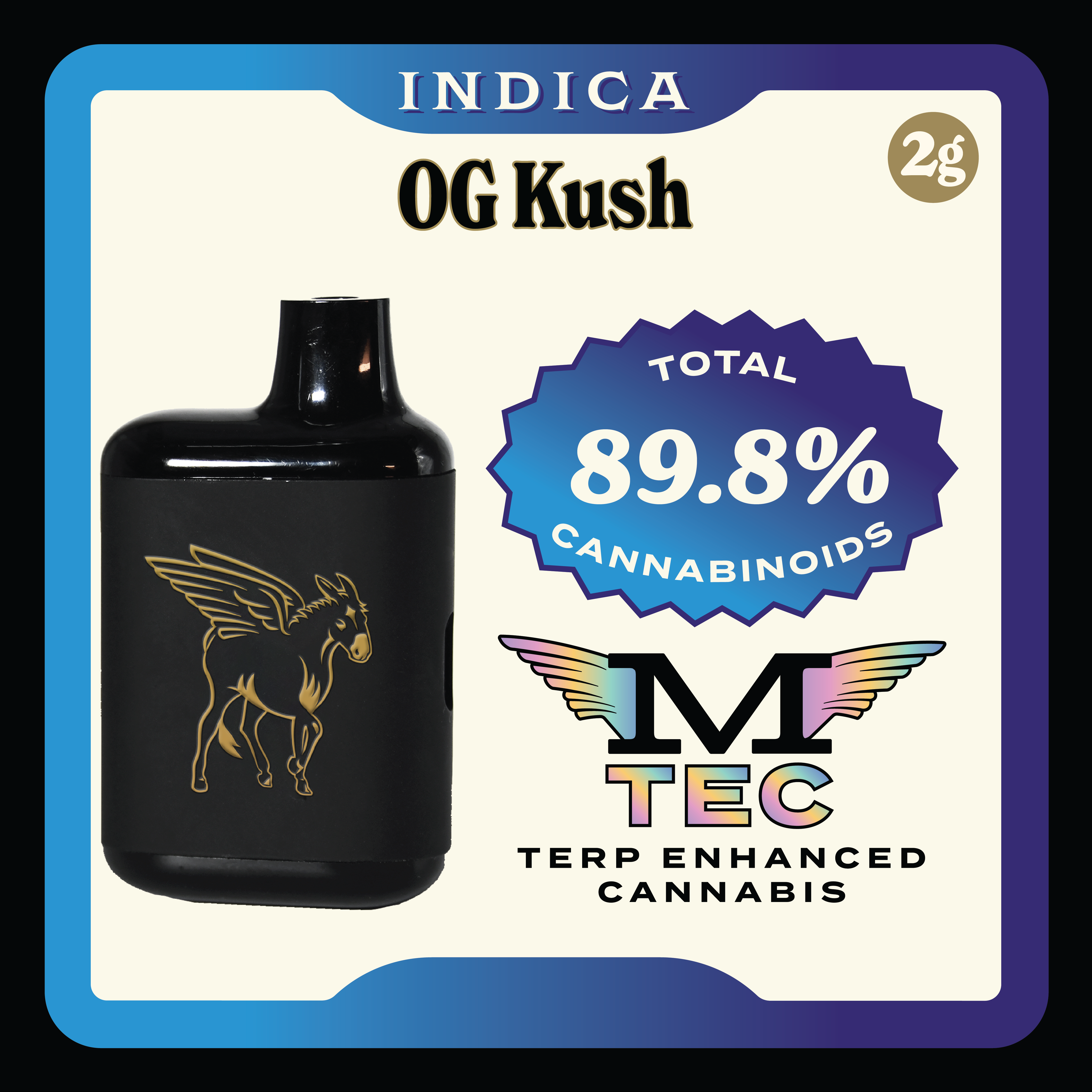 OG Kush 2G Pure Live Resin Dank Tank - 2 g