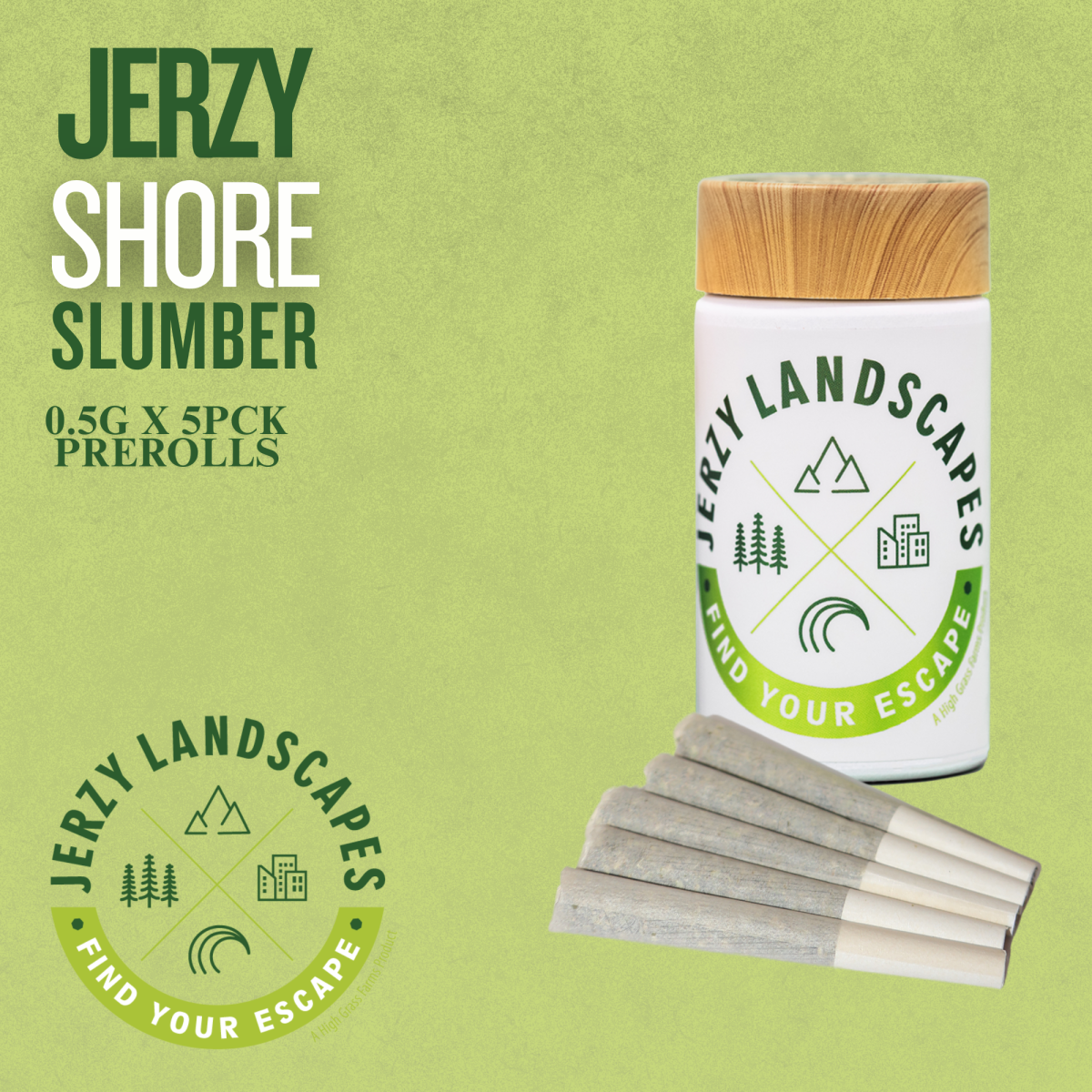Jerzy Shore Slumber 5pk Prerolls - 2.5 g - 5 Pack