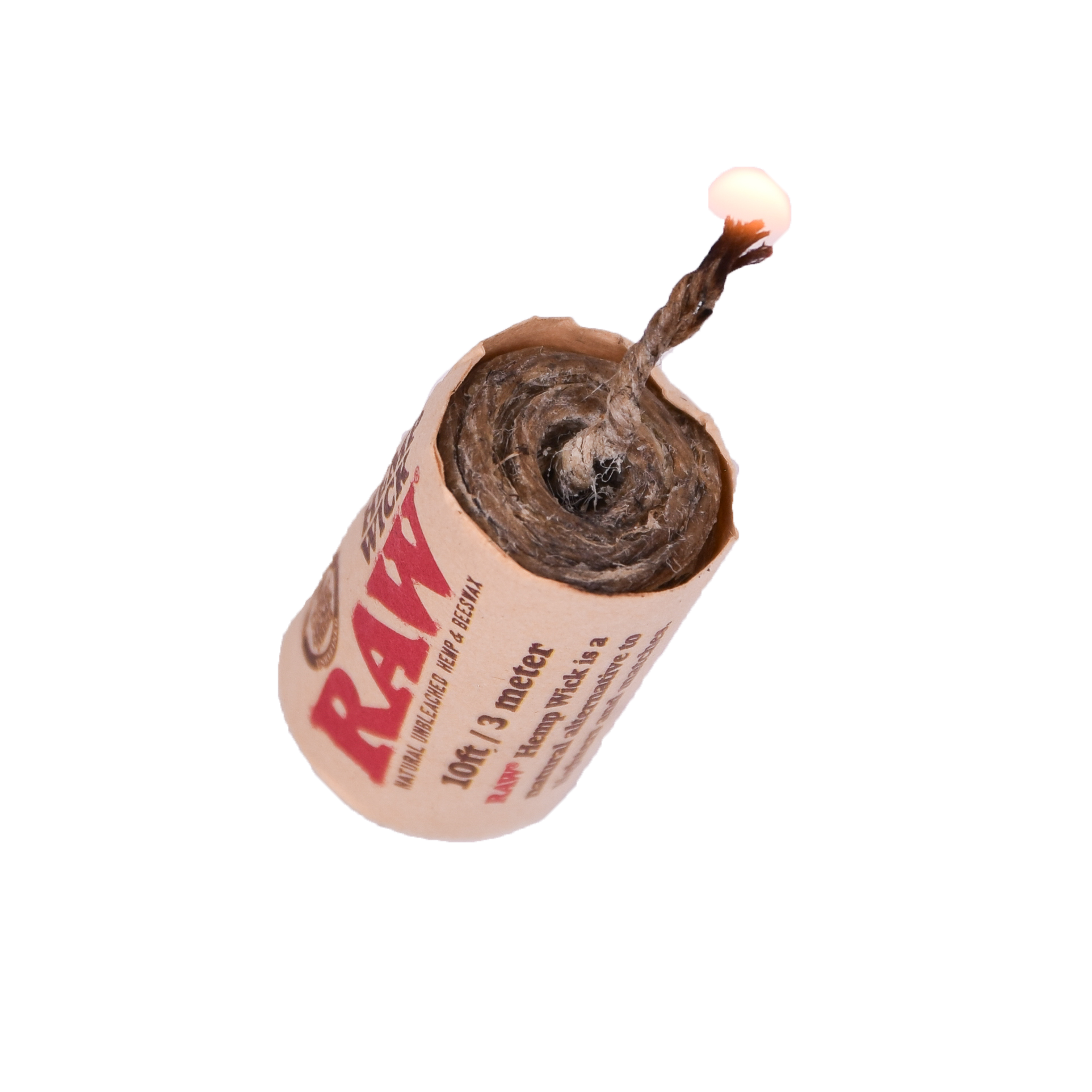 Raw Hemp Wick - One Size
