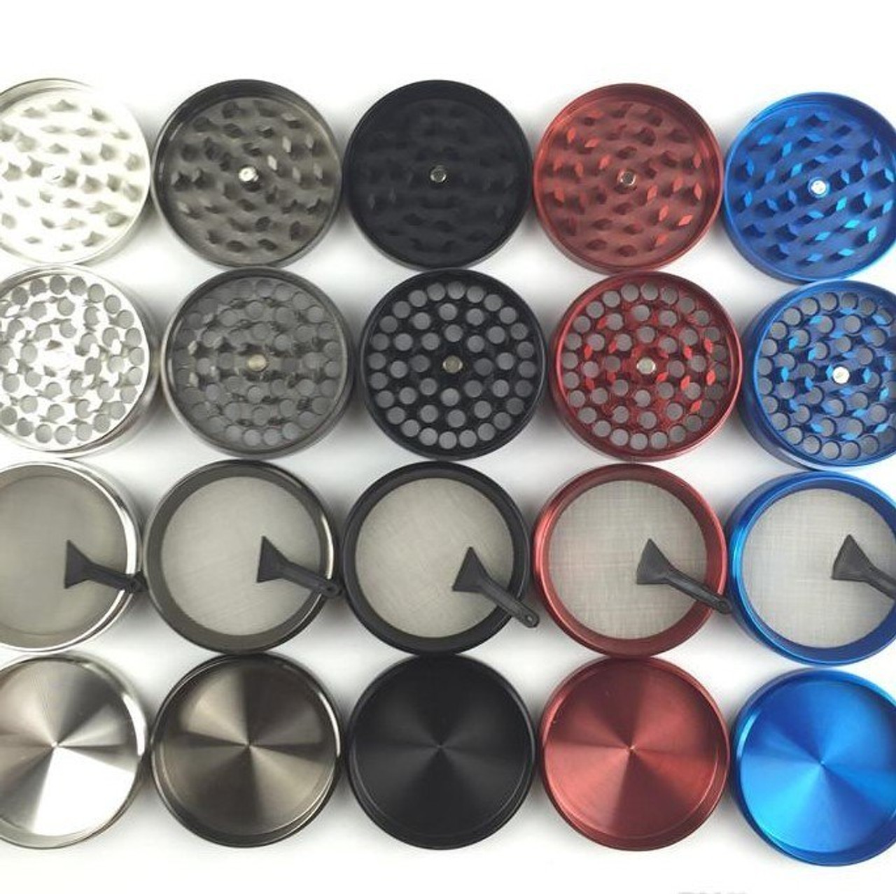 Zinc 4 Piece Grinder - One Size