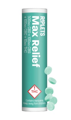 RIPLETS - MAX RELIEF 10MG – Premium Cannabis Products Near Me