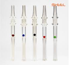 Jewel Vortex Dab Straw w/Spinning Jewel  - Assorted Colors