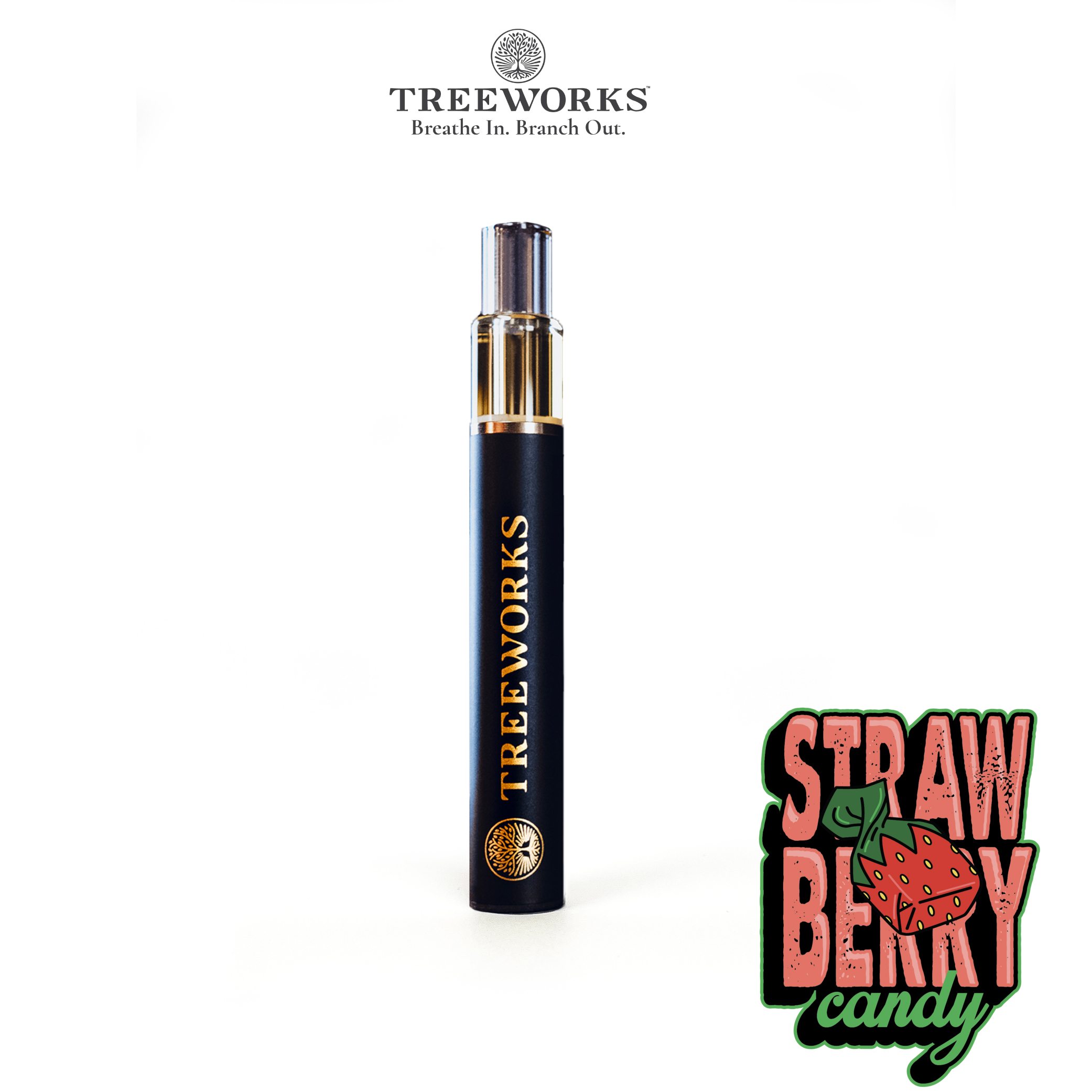 Strawberry Candy | Rosin Wand | Disposable Vape - 0.5 g