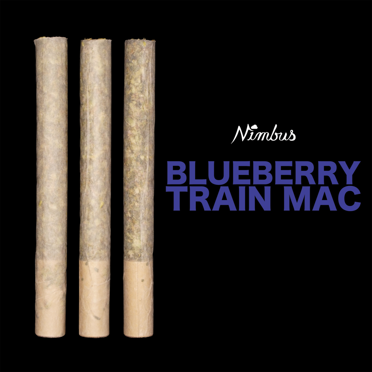 Blueberry Train Mac | Prerolls (3pk x .5g)