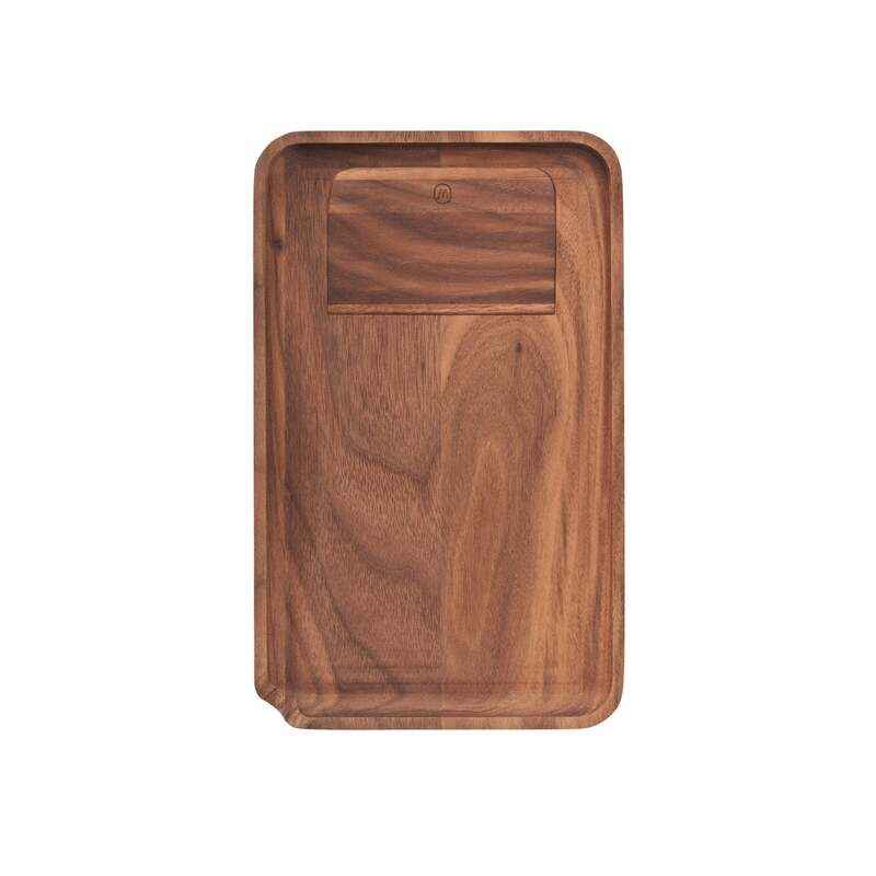 WALNUT ROLLING TRAY - SMALL