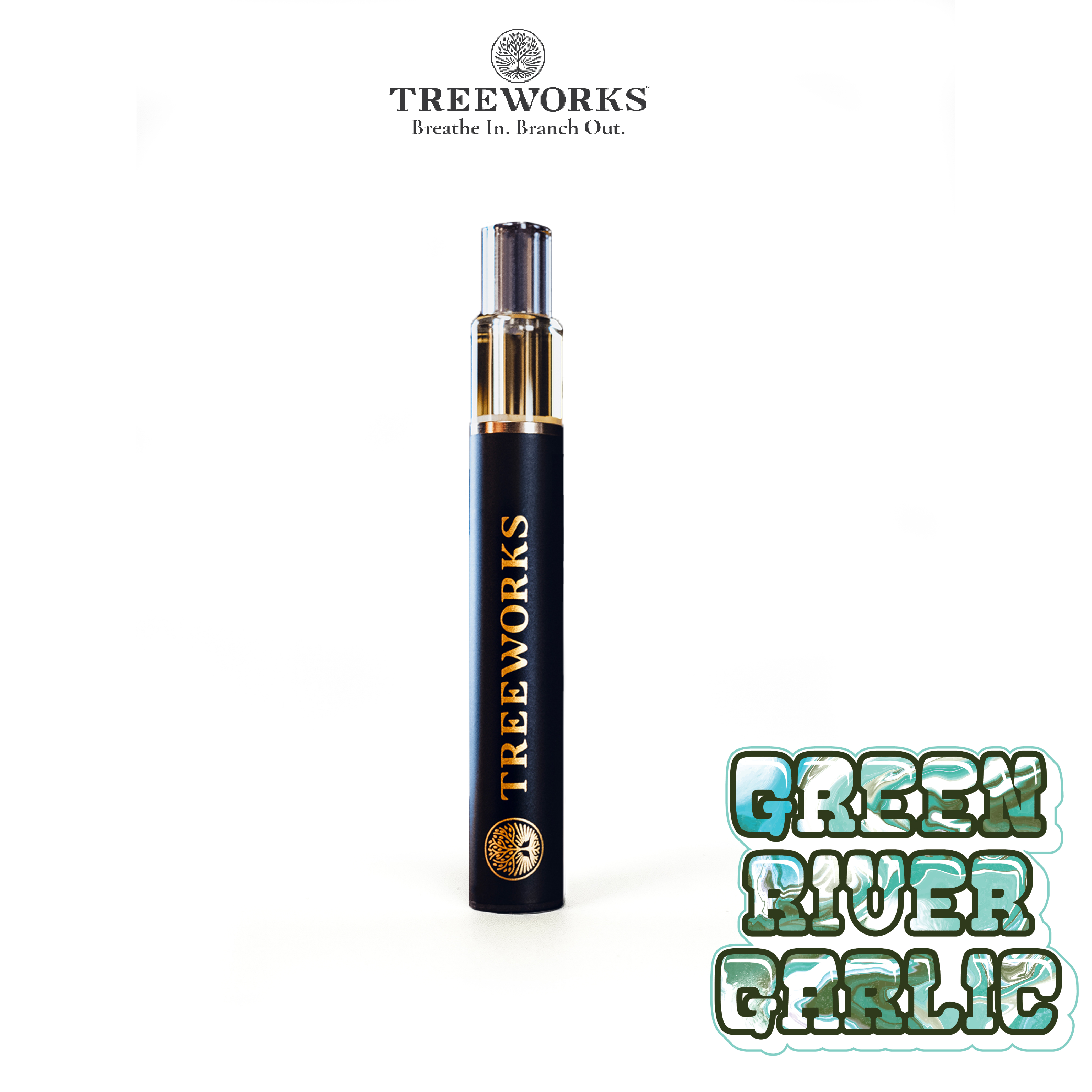 Green River Garlic | Rosin Wand | Disposable Vape - 0.5 g