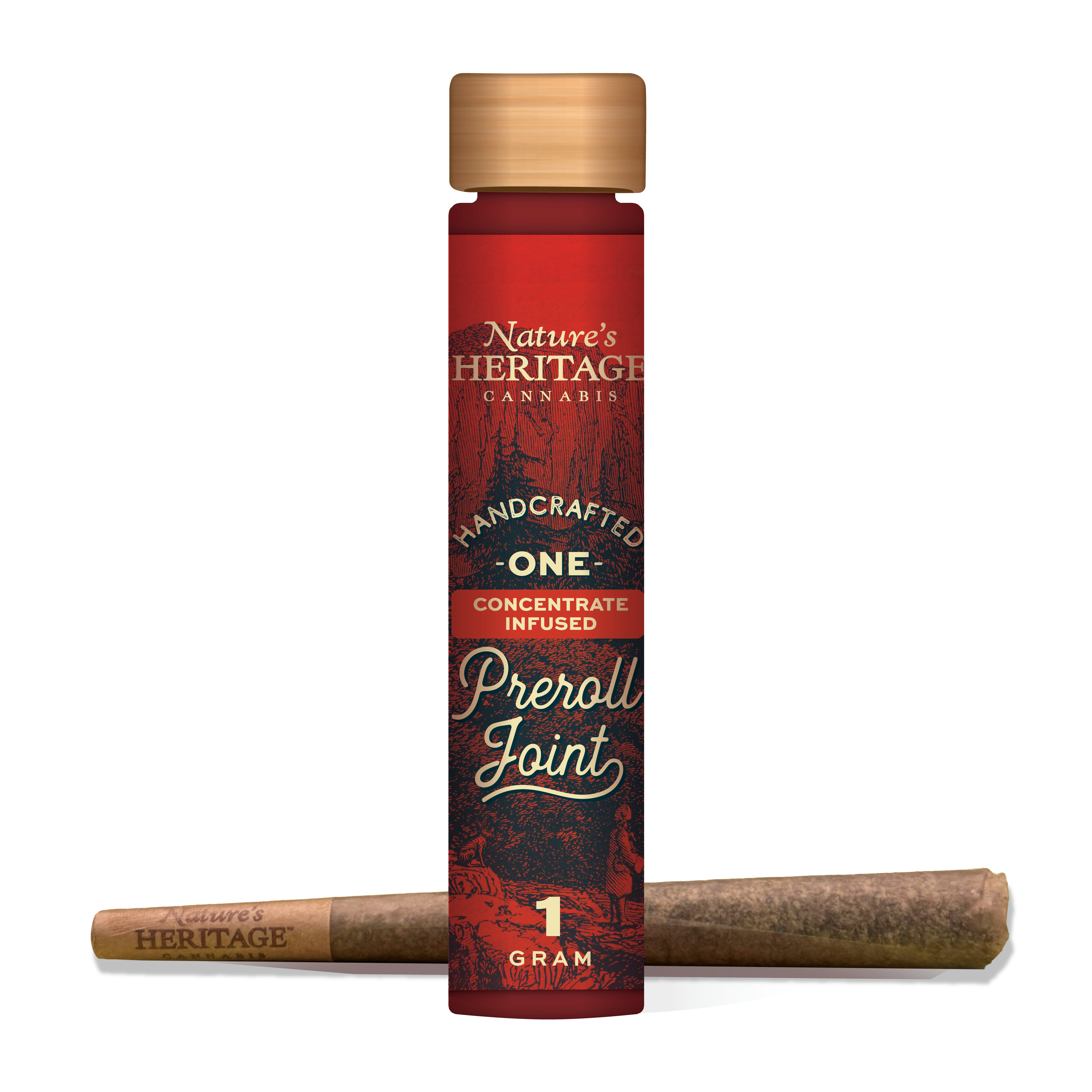 Peach Pistol | Bubble Hash Infused Preroll - 1 g