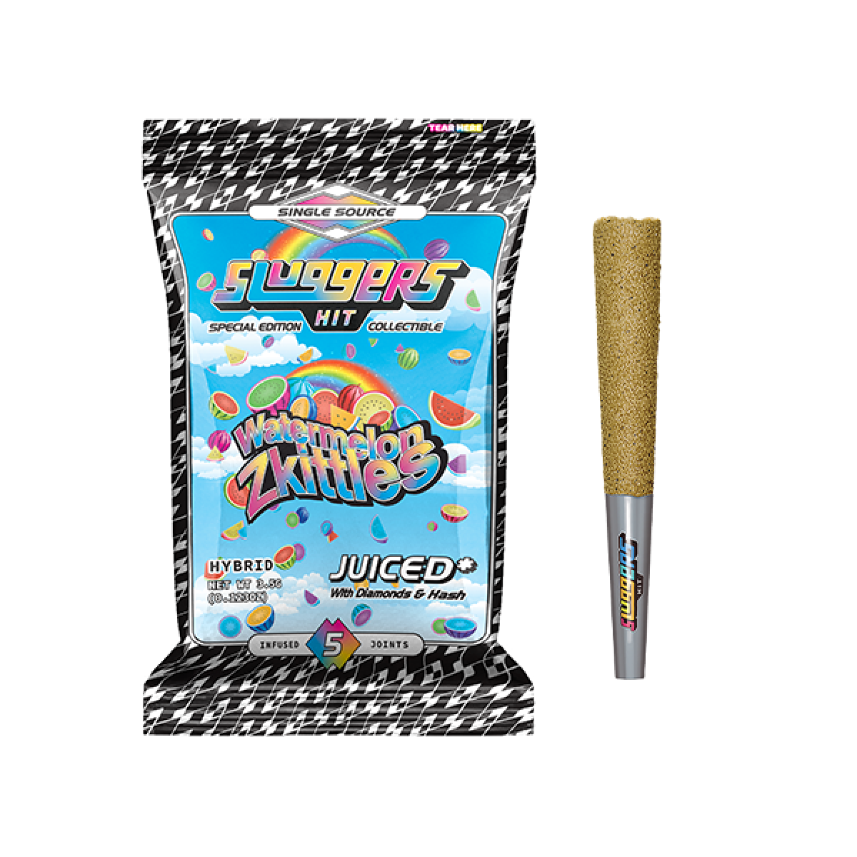 Watermelon Zkittlez | Infused Prerolls - 3.5 g - 5 Pack