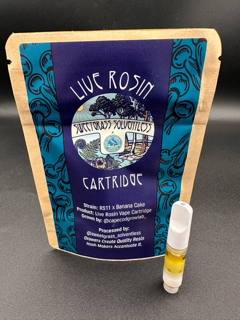 Banana Cake x RS11 (Sweetgrass Collab) | Live Rosin Cart - 0.5 g