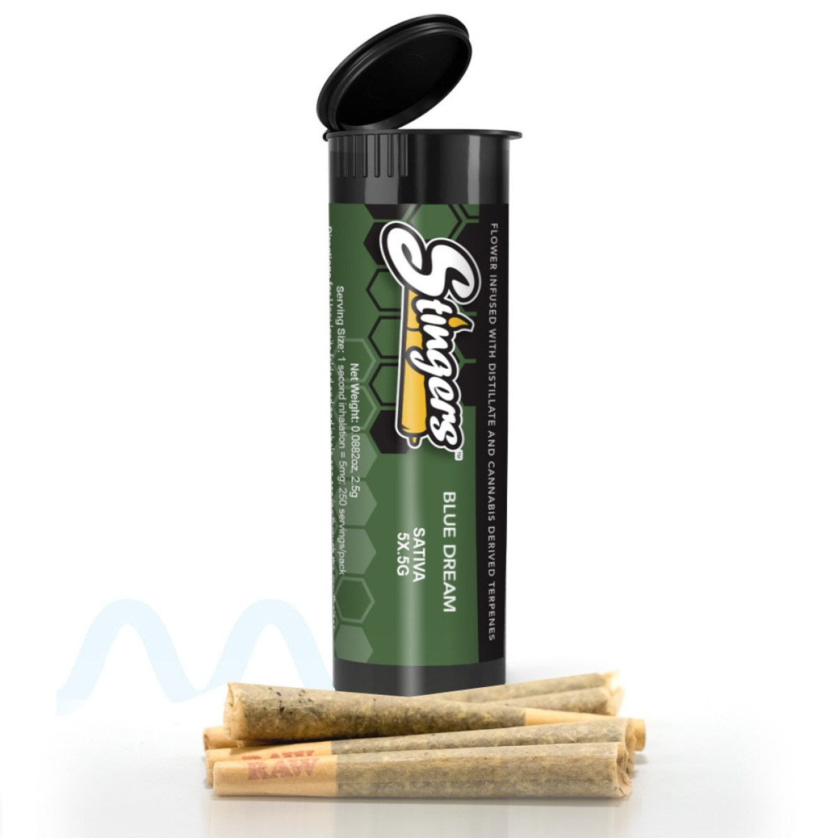Runtz x Cap Junky | Distillate Infused Prerolls (5pk x .5g)