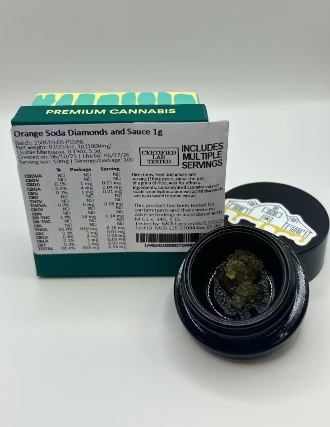 Orange Soda | Diamonds & Sauce - 1 g